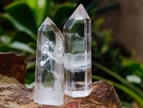 Polished Clear Quartz Display Crystals x 35 From Madagascar - Toprock Gemstones and Minerals 