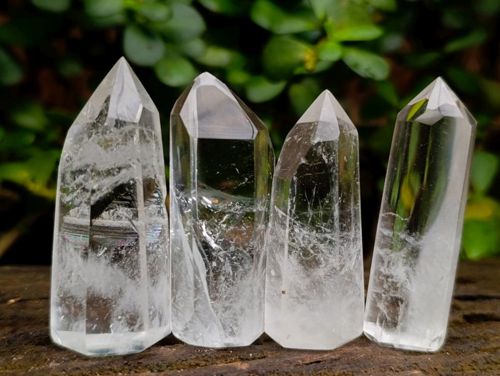 Polished Clear Quartz Display Crystals x 35 From Madagascar - Toprock Gemstones and Minerals 