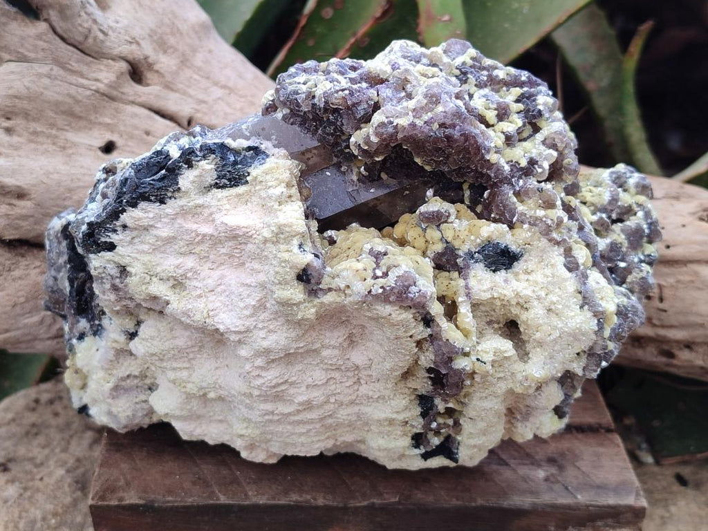 Natural Large Smokey Quartz Specimen with Associated Minerals x 1 From Erongo, Namibia - Toprock Gemstones and Minerals 