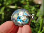 Polished Labradorite Pendants x 12 From Madagascar - Toprock Gemstones and Minerals 