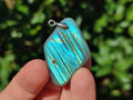 Polished Labradorite Pendants x 12 From Madagascar - Toprock Gemstones and Minerals 