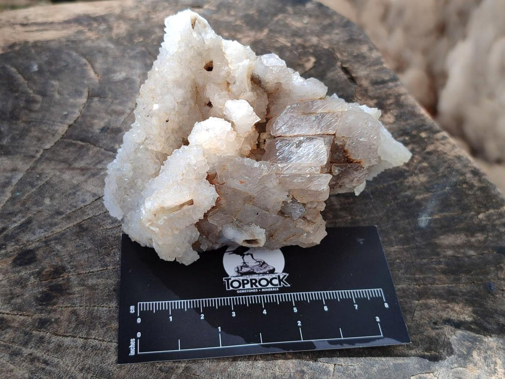 Natural Drusy Snow Finger Quartz Coated Clusters x 6 From Albert's Mountain, Lesotho - Toprock Gemstones and Minerals 