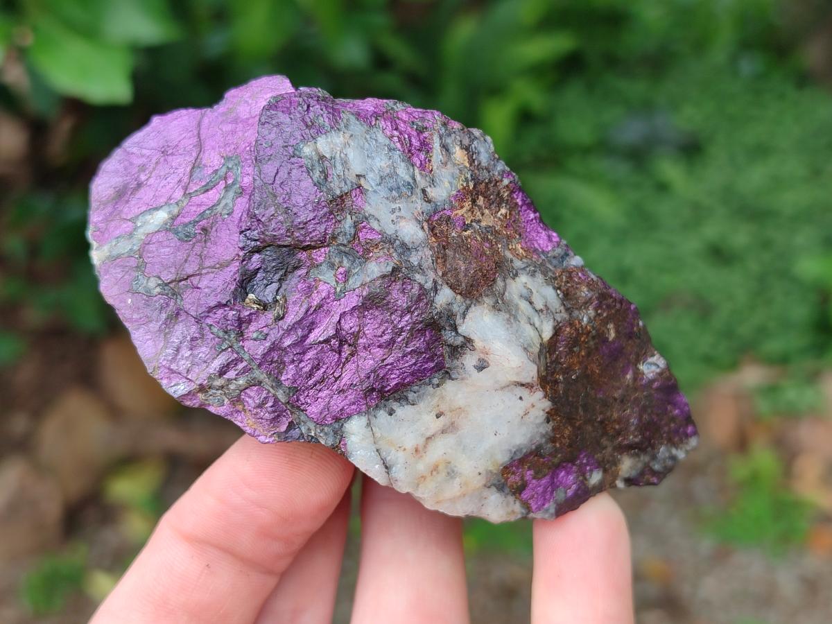 Natural Metallic Cobbed Purpurite Specimens x 12 From Erongo, Namibia - Toprock Gemstones and Minerals 