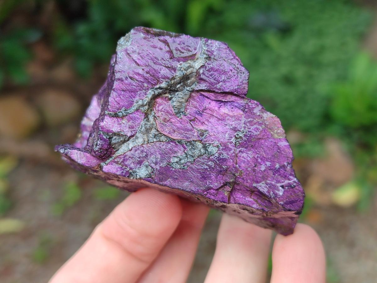 Natural Metallic Cobbed Purpurite Specimens x 12 From Erongo, Namibia - Toprock Gemstones and Minerals 
