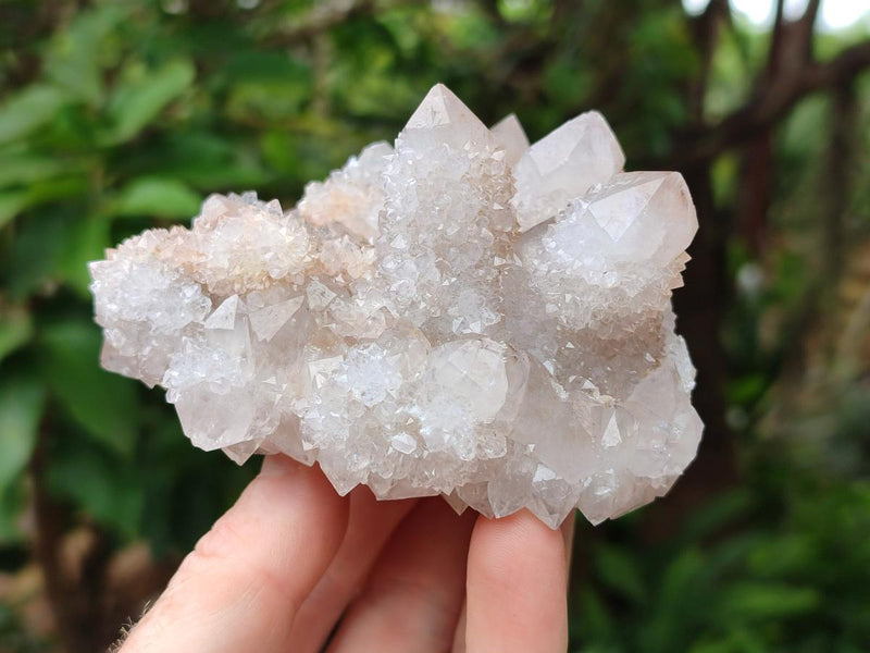 Natural Lilac Amethyst Spirit Quartz Clusters x 3 From Boekenhouthoek, South Africa - Toprock Gemstones and Minerals 