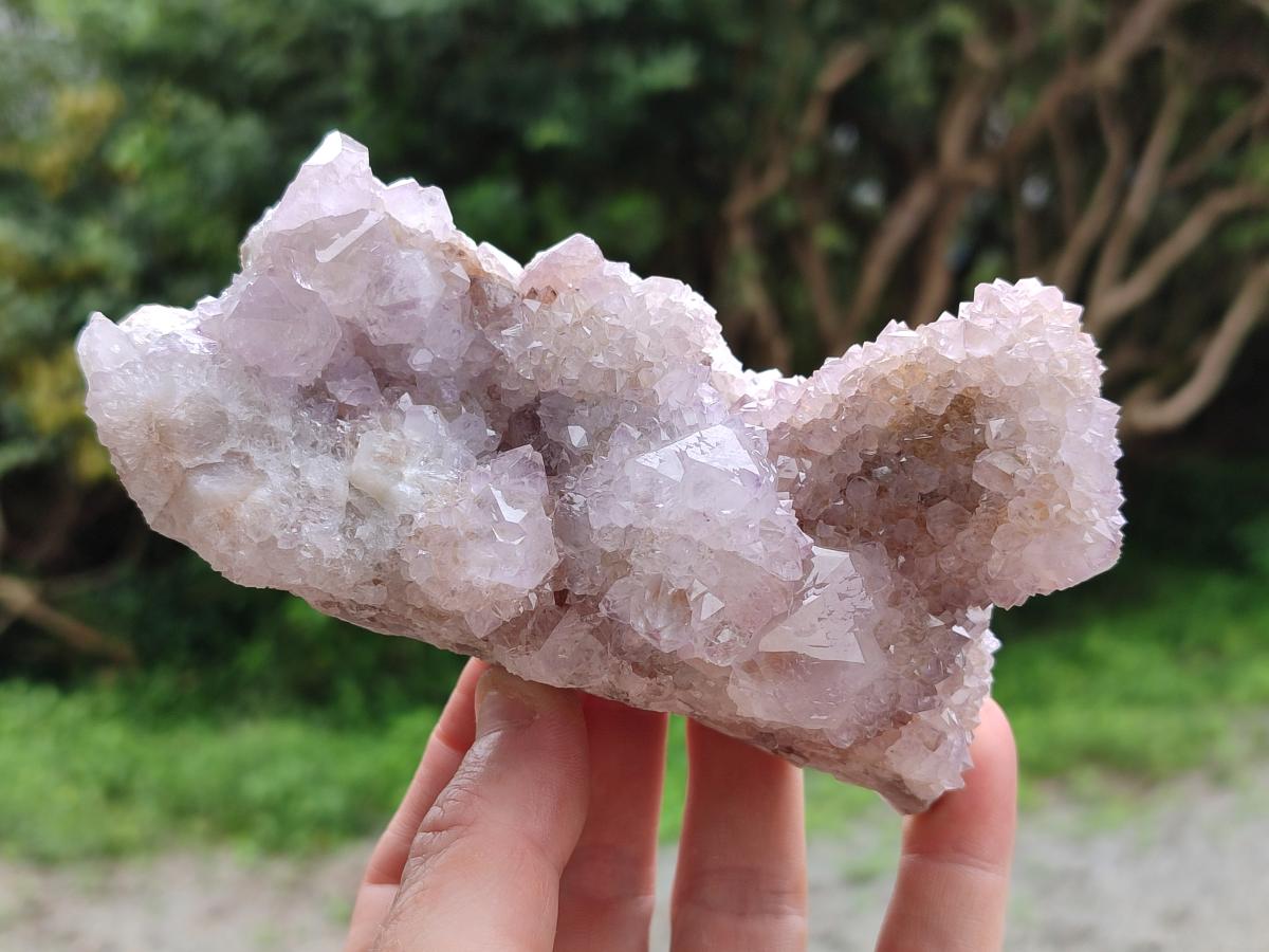 Natural Lilac Amethyst Spirit Quartz Clusters x 3 From Boekenhouthoek, South Africa - Toprock Gemstones and Minerals 