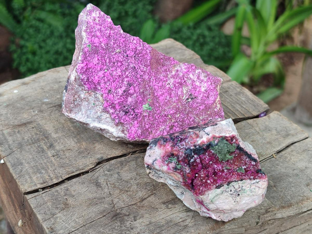 Natural Salrose Cobaltoan Dolomite Specimens x 6 From Kakanda, Congo - Toprock Gemstones and Minerals 