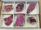Natural Salrose Cobaltoan Dolomite Specimens x 6 From Kakanda, Congo - Toprock Gemstones and Minerals 
