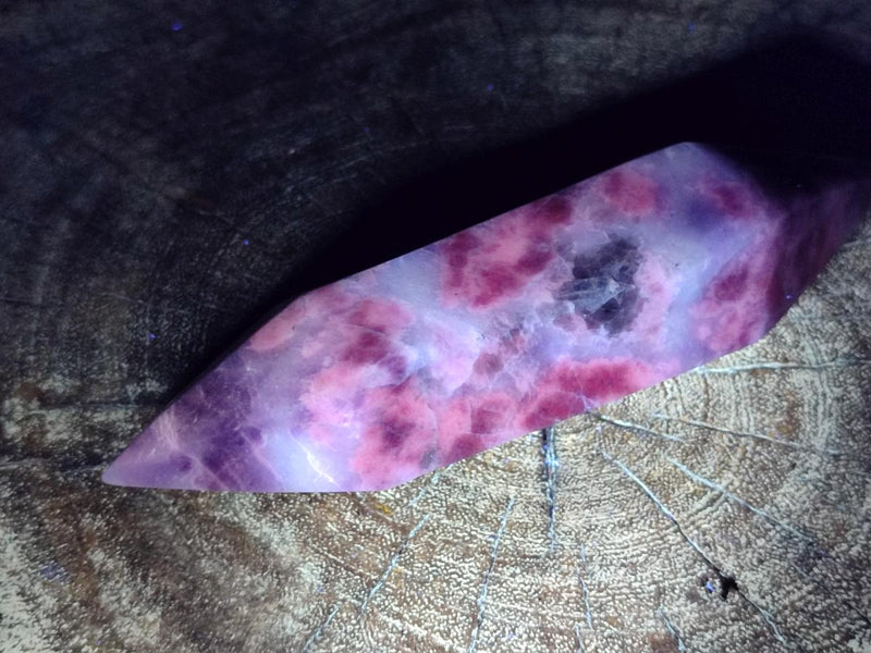 Polished Lepidolite Double Terminated Crystals x 6 From Zimbabwe - Toprock Gemstones and Minerals 