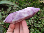 Polished Lepidolite Double Terminated Crystals x 6 From Zimbabwe - Toprock Gemstones and Minerals 
