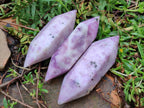 Polished Lepidolite Double Terminated Crystals x 6 From Zimbabwe - Toprock Gemstones and Minerals 