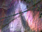 Polished Rare Purple Sunset Flash Labradorite Standing Free Forms x 2 From Madagascar - Toprock Gemstones and Minerals 