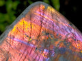 Polished Rare Purple Sunset Flash Labradorite Standing Free Forms x 2 From Madagascar - Toprock Gemstones and Minerals 