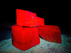 Natural Rhombohedral Sunset Orange Calcite Specimens x 24 From Spitzkop, Namibia - Toprock Gemstones and Minerals 