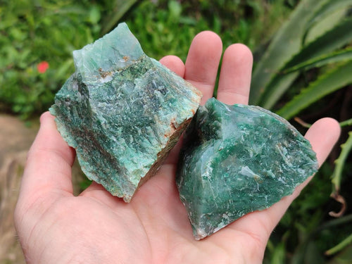 Natural Swazi Jade Cobbed Specimens x 12 From Swaziland - Toprock Gemstones and Minerals 