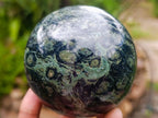 Polished Stromatolite Spheres x 3 From Katsepy, Madagascar - Toprock Gemstones and Minerals 