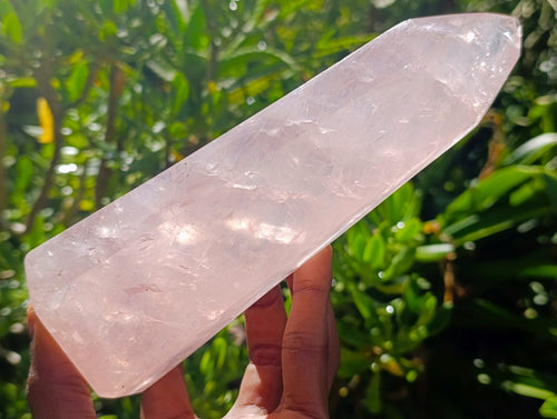 Polished Gemmy Rose Quartz Crystals x 2 From Madagascar - Toprock Gemstones and Minerals 