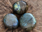 Polished Labradorite Palm Stones x 20 From Madagascar - Toprock Gemstones and Minerals 