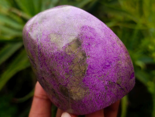 Polished Stichtite Standing Free Forms x 6 From Barberton, South Africa - Toprock Gemstones and Minerals 