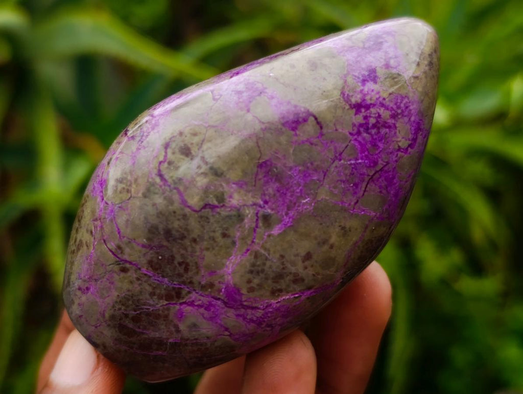 Polished Stichtite Standing Free Forms x 6 From Barberton, South Africa - Toprock Gemstones and Minerals 