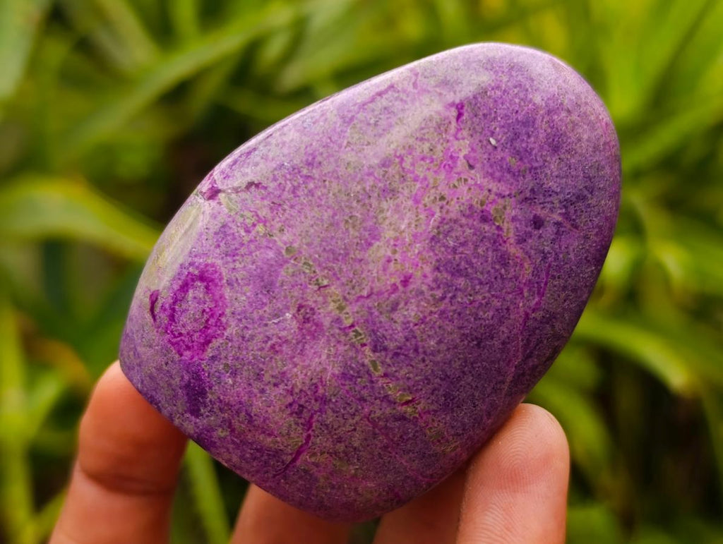 Polished Stichtite Standing Free Forms x 6 From Barberton, South Africa - Toprock Gemstones and Minerals 