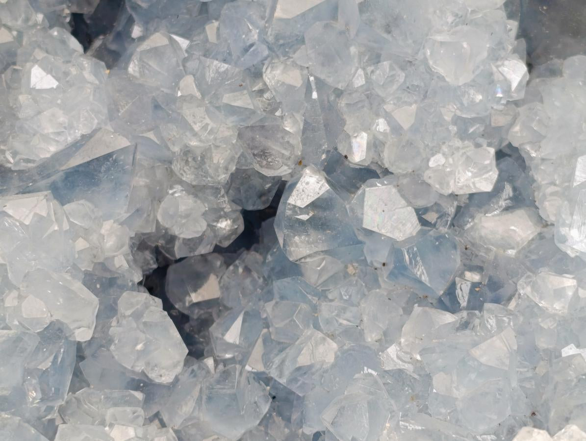 Natural XL Blue Celestite Geode Specimen x 1 From Sakoany, Madagascar - Toprock Gemstones and Minerals 