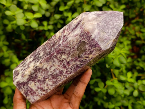 Polished Large Lepidolite Display Crystal x 1 From Ambatondrazaka, Madagascar - Toprock Gemstones and Minerals 