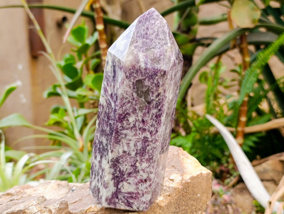 Polished Large Lepidolite Display Crystal x 1 From Ambatondrazaka, Madagascar - Toprock Gemstones and Minerals 