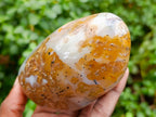 Polished Dendritic Agate Standing Free Forms x 5 From Moralambo, Madagascar - Toprock Gemstones and Minerals 
