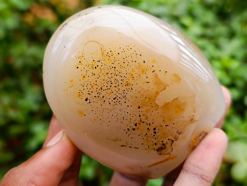 Polished Dendritic Agate Standing Free Forms x 5 From Moralambo, Madagascar - Toprock Gemstones and Minerals 
