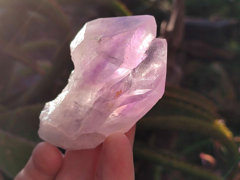 Natural Jacaranda Amethyst Single Crystals x 12 From Mumbwa, Zambia - Toprock Gemstones and Minerals 