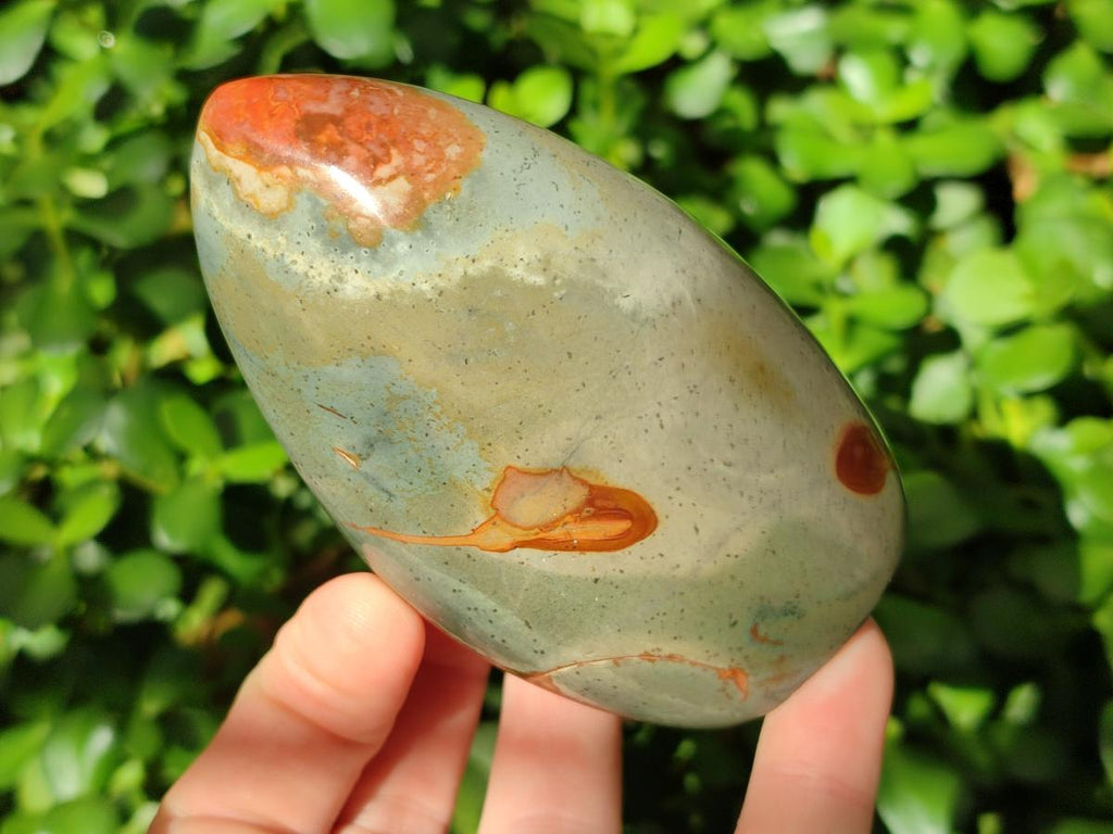 Polished Polychrome Jasper Standing Free Forms x 4 From NW Coast, Madagascar - Toprock Gemstones and Minerals 