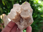 Natural Smokey Phantom Quartz Clusters x 4 From Luena, Congo - Toprock Gemstones and Minerals 
