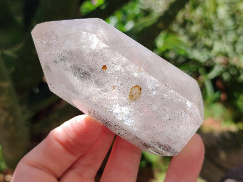 Polished Mixed Quartz Crystals with Inclusions x 6 From Madagascar - Toprock Gemstones and Minerals 