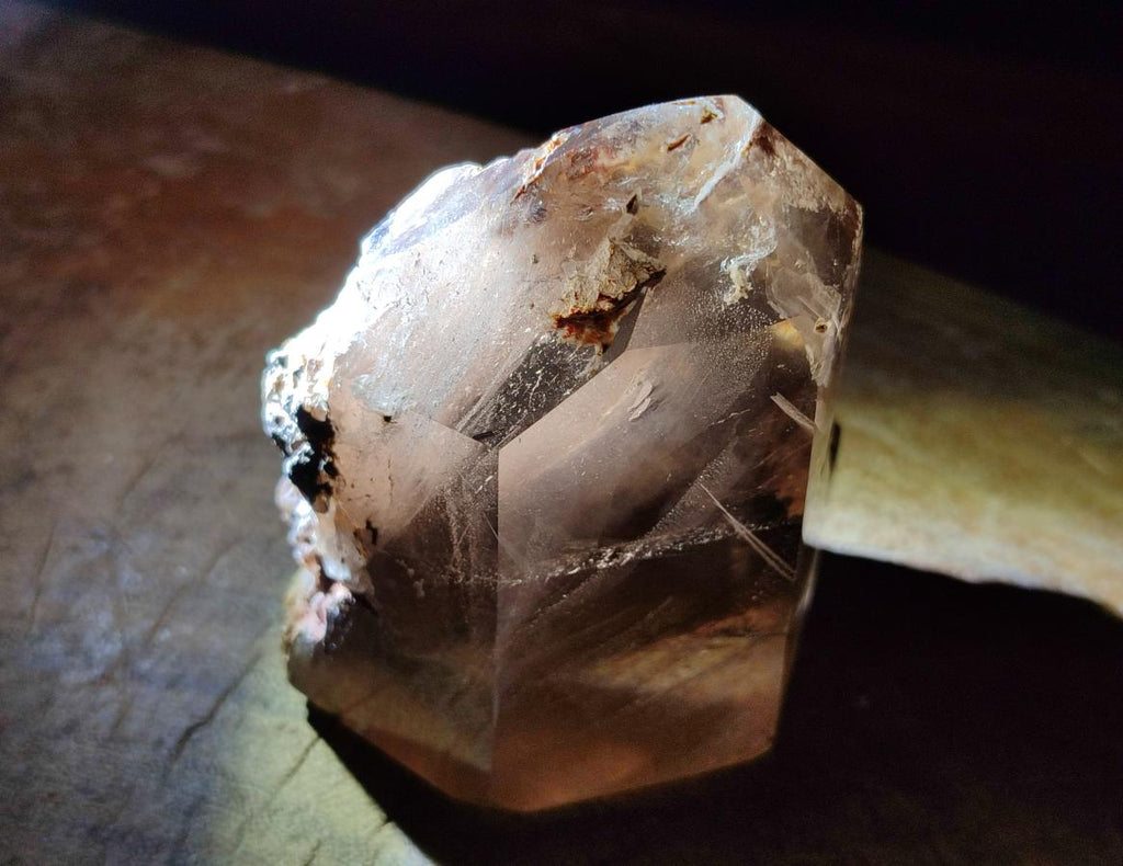 Polished Mixed Quartz Crystals with Inclusions x 6 From Madagascar - Toprock Gemstones and Minerals 