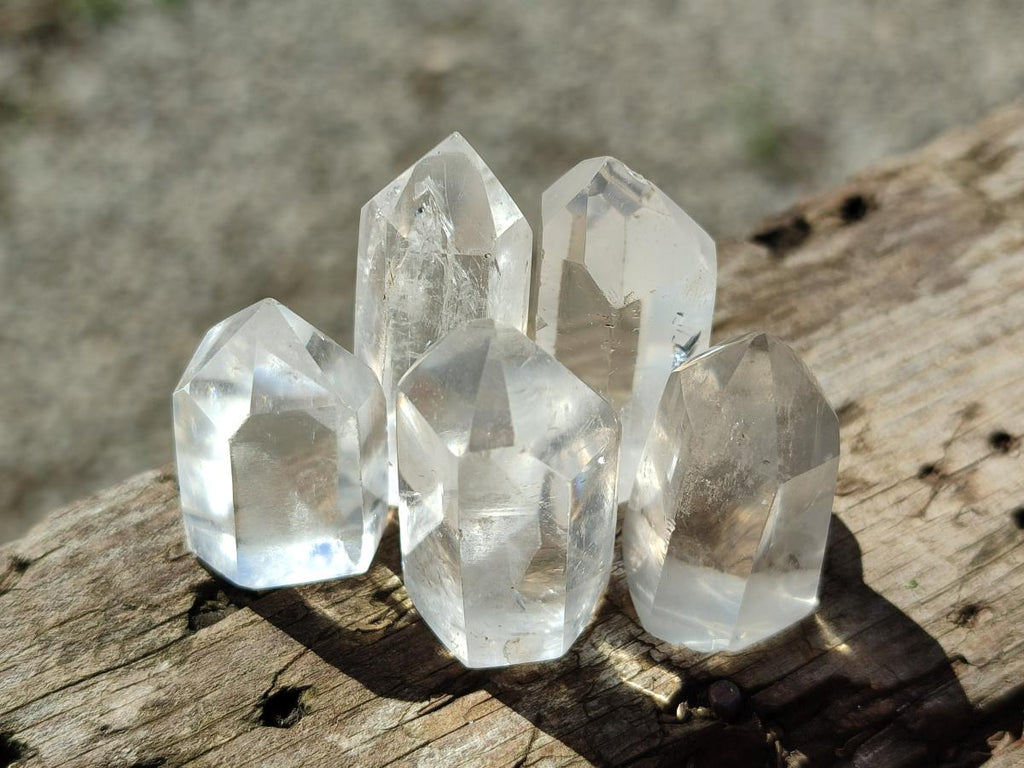 Polished Clear Quartz Display Crystals x 70 From Madagascar - Toprock Gemstones and Minerals 
