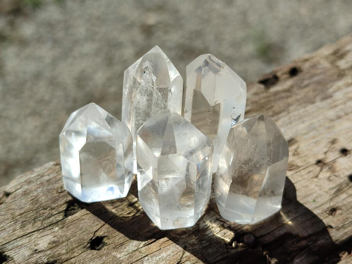 Polished Clear Quartz Display Crystals x 70 From Madagascar - Toprock Gemstones and Minerals 