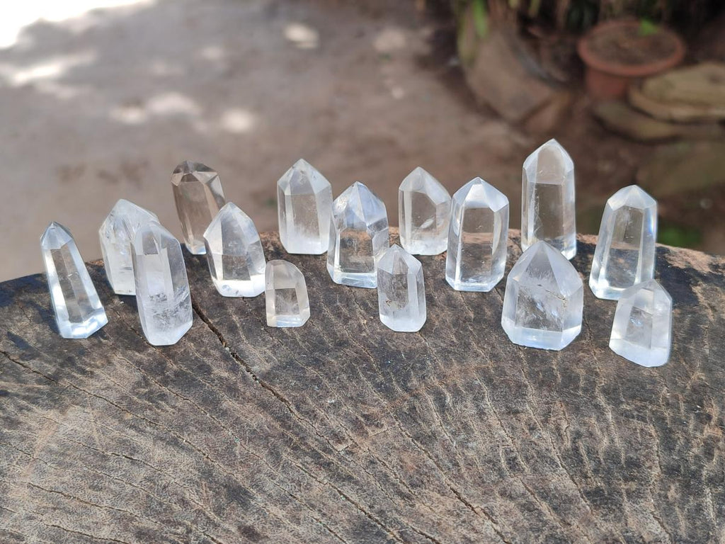 Polished Clear Quartz Display Crystals x 70 From Madagascar - Toprock Gemstones and Minerals 