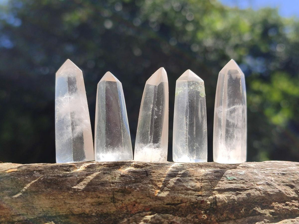 Polished Clear Quartz Display Crystals x 70 From Madagascar - Toprock Gemstones and Minerals 