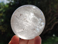 Polished Clear Quartz Spheres x 2 From Madagascar - Toprock Gemstones and Minerals 