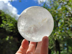 Polished Clear Quartz Spheres x 2 From Madagascar - Toprock Gemstones and Minerals 