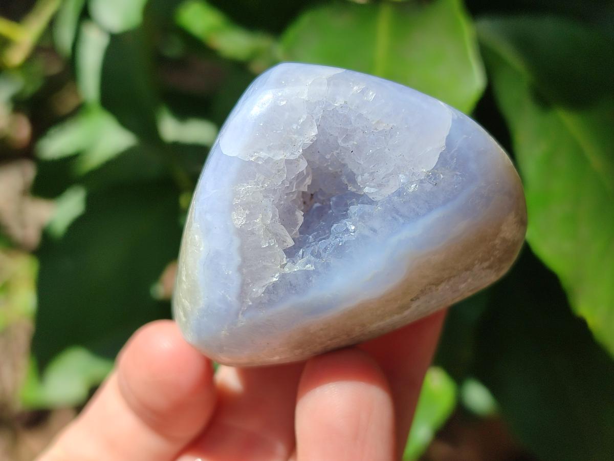 Polished Blue Lace Agate Free Forms x 10 From Nsanje, Malawi - Toprock Gemstones and Minerals 