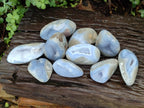 Polished Blue Lace Agate Free Forms x 10 From Nsanje, Malawi - Toprock Gemstones and Minerals 