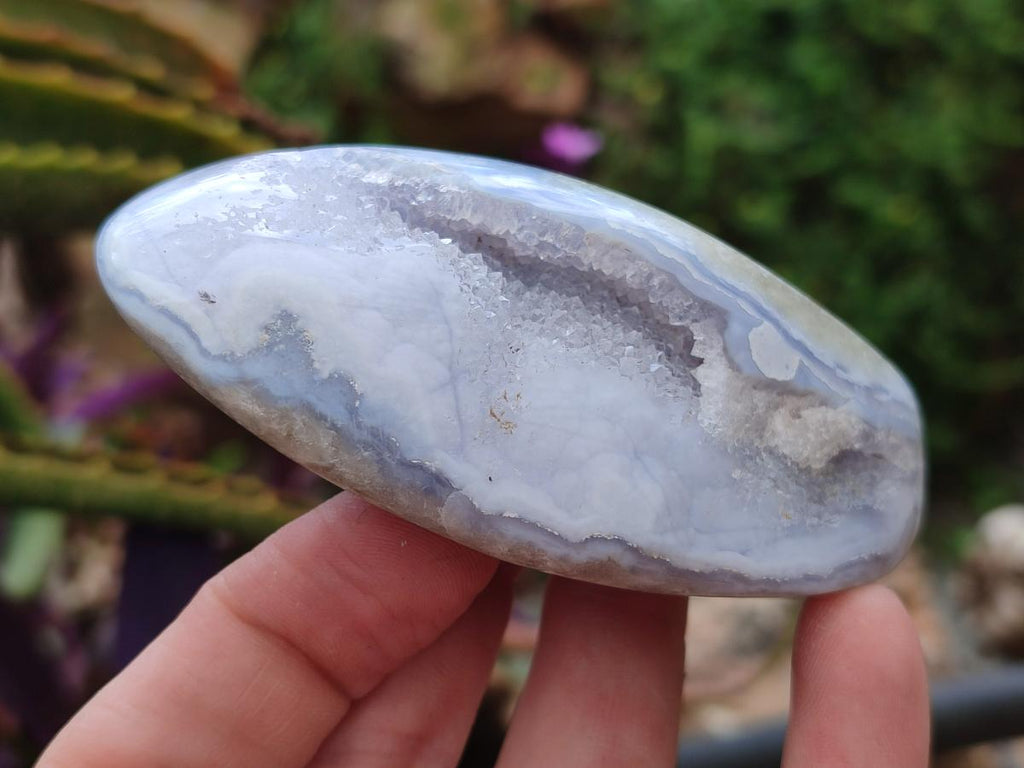 Polished Blue Lace Agate Free Forms x 10 From Nsanje, Malawi - Toprock Gemstones and Minerals 