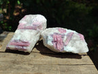 Natural Pink Rubellite Tourmaline Specimens x 6 From Karibib, Namibia - Toprock Gemstones and Minerals 
