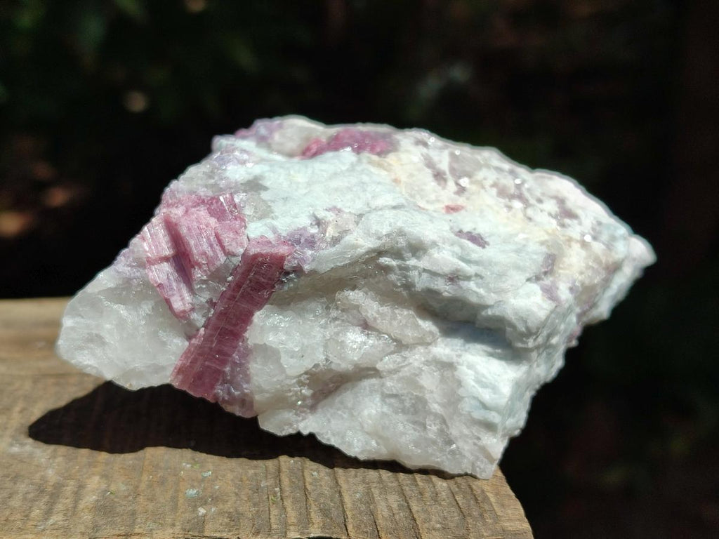 Natural Pink Rubellite Tourmaline Specimens x 6 From Karibib, Namibia - Toprock Gemstones and Minerals 