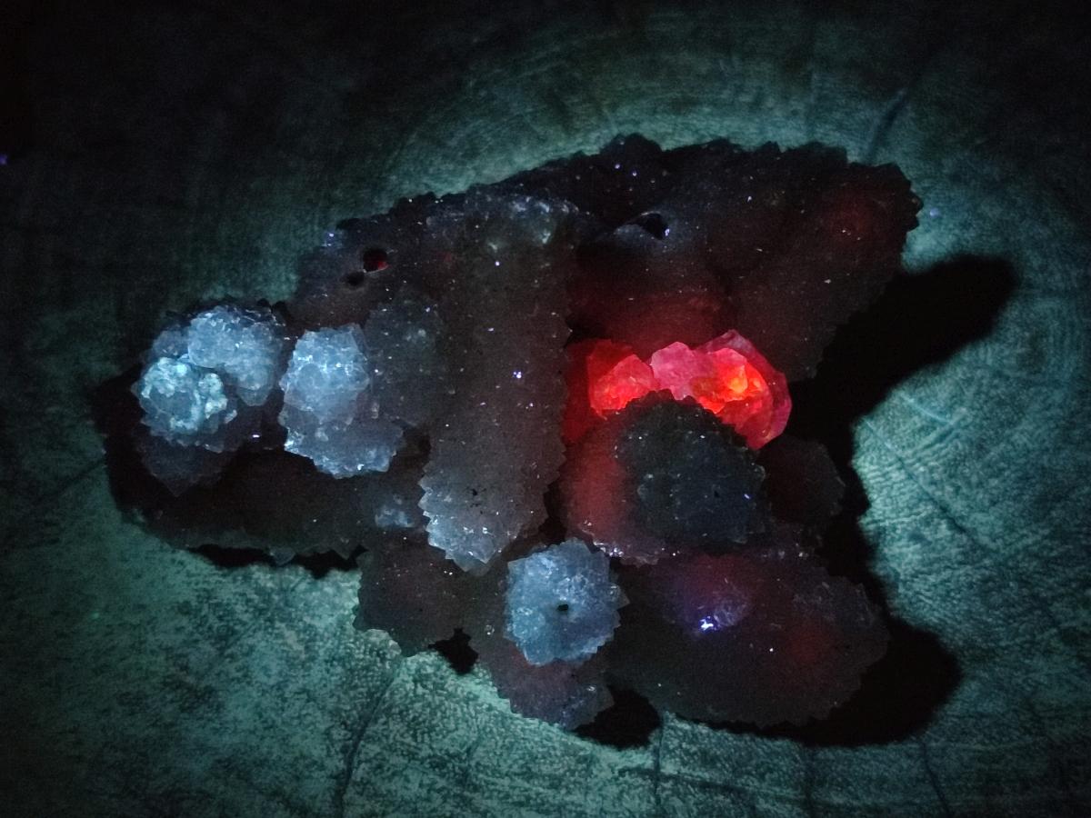 Natural Drusy Snow Finger Quartz Coated Clusters x 4 From Albert's Mountain, Lesotho - Toprock Gemstones and Minerals 