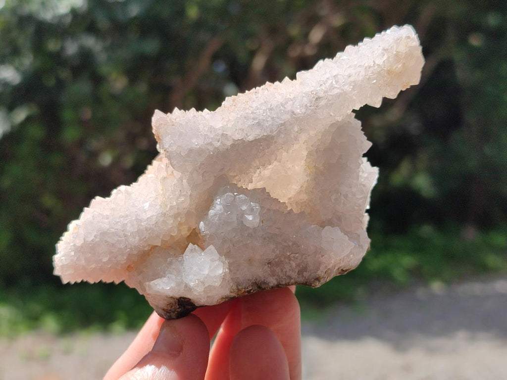 Natural Drusy Snow Finger Quartz Coated Clusters x 4 From Albert's Mountain, Lesotho - Toprock Gemstones and Minerals 