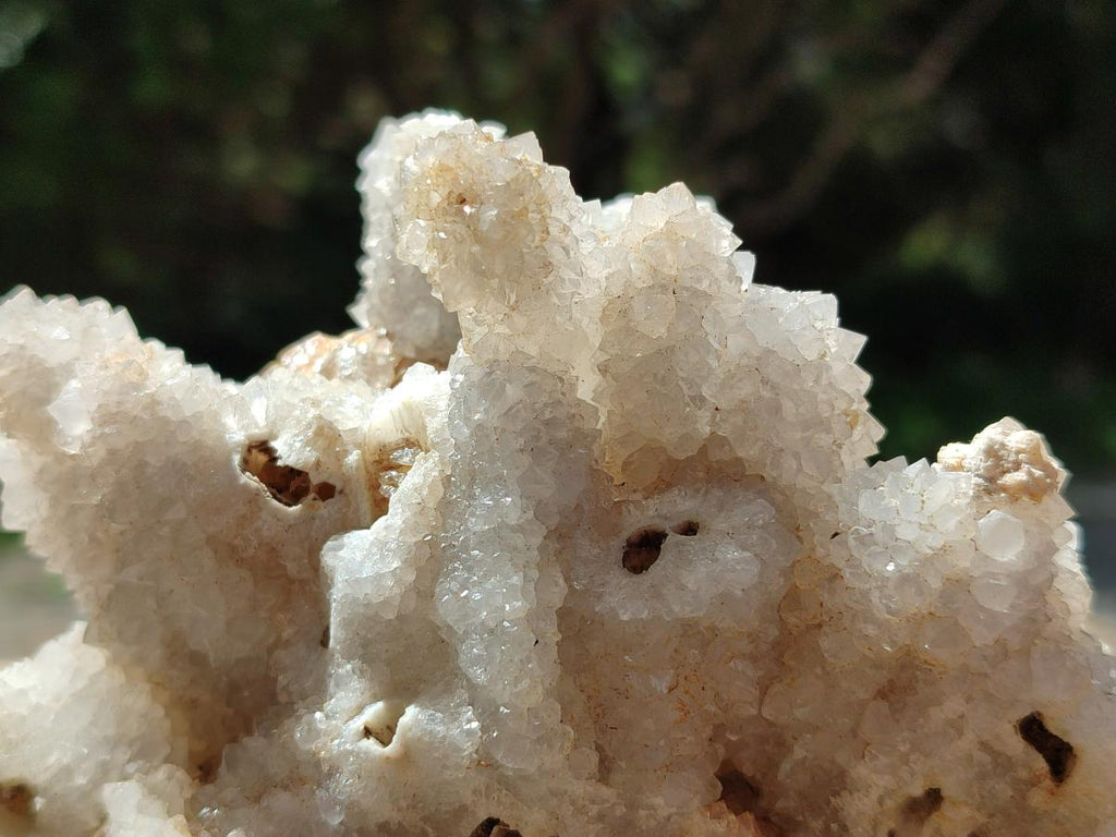Natural Drusy Snow Finger Quartz Coated Clusters x 4 From Albert's Mountain, Lesotho - Toprock Gemstones and Minerals 