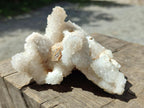 Natural Drusy Snow Finger Quartz Coated Clusters x 4 From Albert's Mountain, Lesotho - Toprock Gemstones and Minerals 